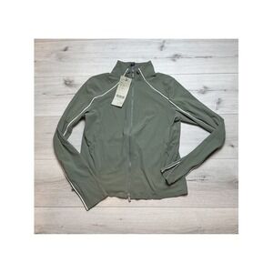 Sweaty Betty Anytime Explorer Zip Up‎ Lightweight Hoodie Willow Green XS NWT